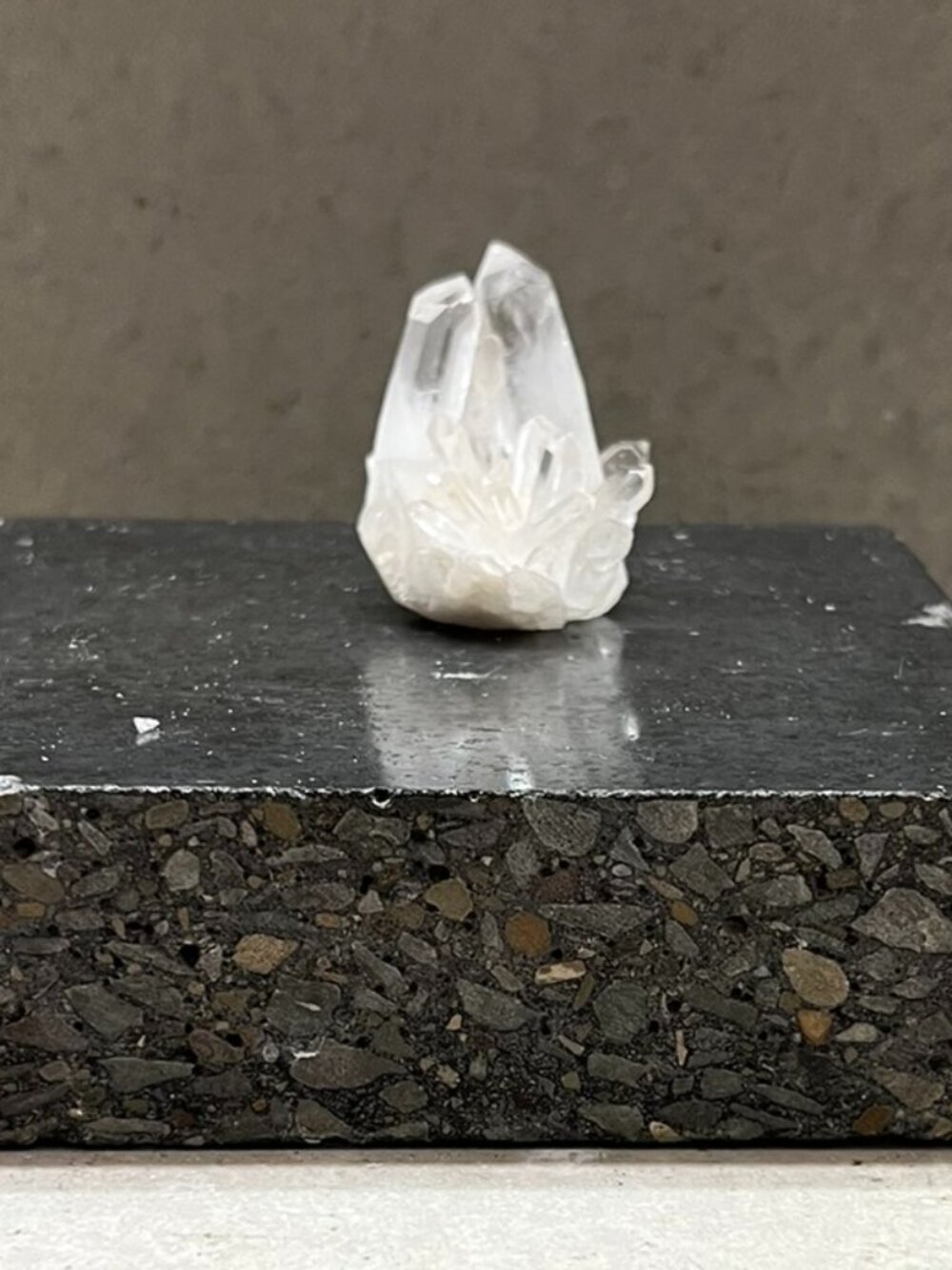 Clear Quartz Raw Natural Crystal Cluster, 2.1 ozs. - Picture 8 of 8